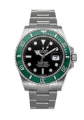 Submariner Stainless Steel Starbucks Black Index Dial Watch.