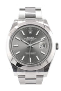 Datejust 41 Dark Rhodium Dial Automatic Men's Watch 126300.