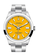 Oyster Perpetual 41 Yellow Dial Oyster Bracelet Watch 124300.