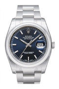 Datejust 36 Blue Dial Stainless Steel Watch 116200.