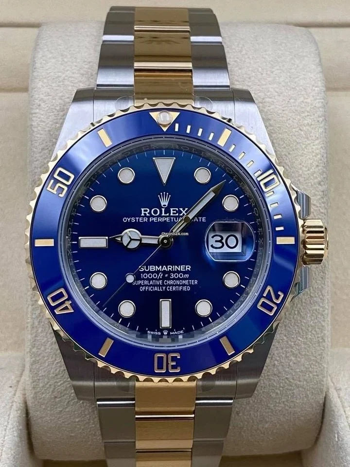Submariner Date 41mm Blue Dial Two Tone 126613LB 2021 Unworn.