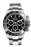 Cosmograph Daytona 40 Black Dial Stainless Steel Oyster Men's Watch 116500LN 116500.