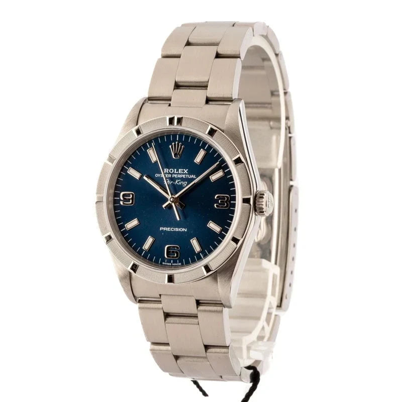Rolex Air-King 14010 Blue Index