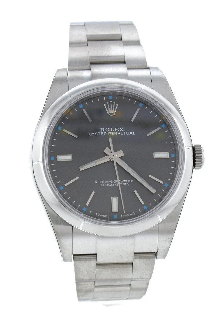 OYSTER PERPETUAL 39 Rhodium Dial Men's Watch 114300.