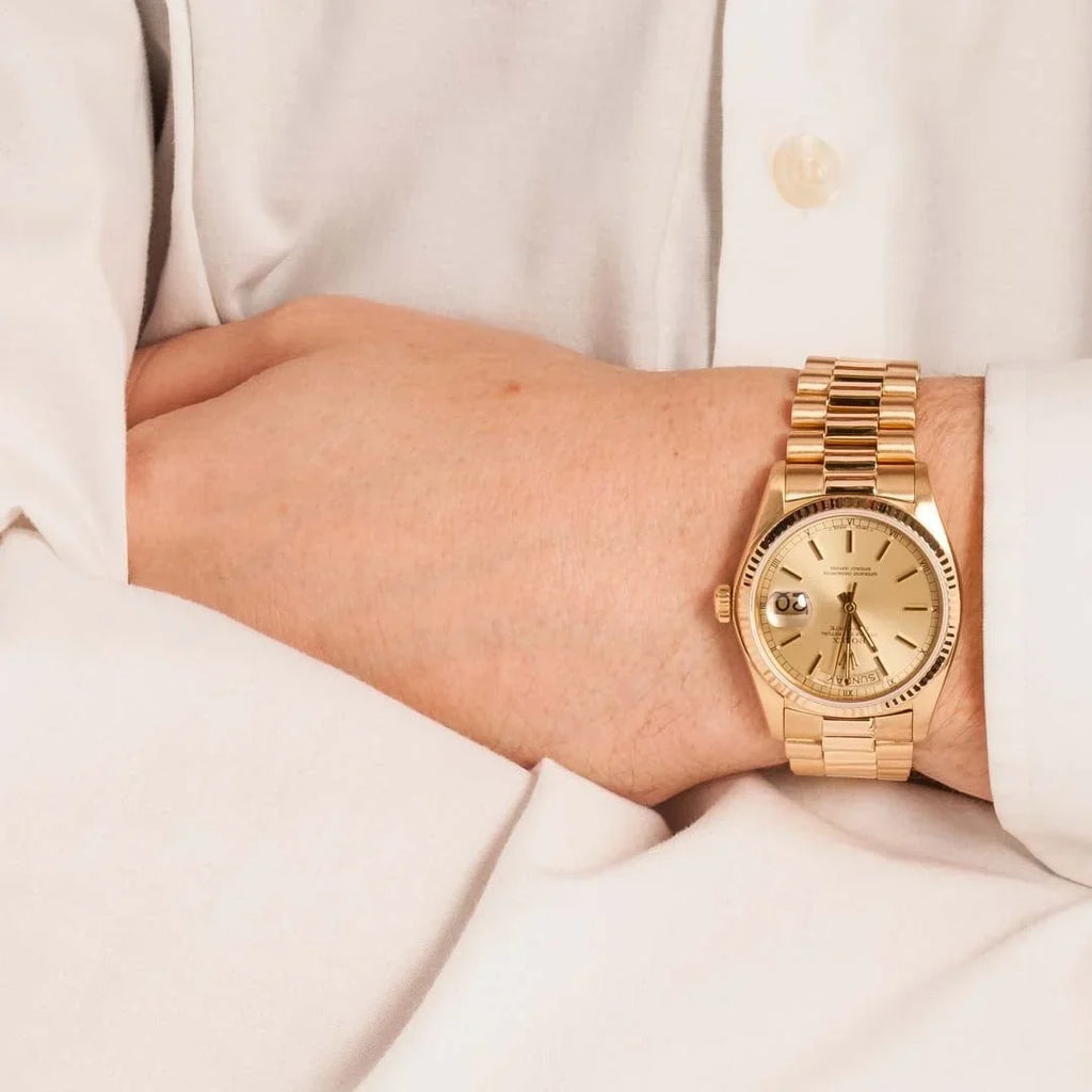 Pre-Owned Rolex President 18038 Index Dial