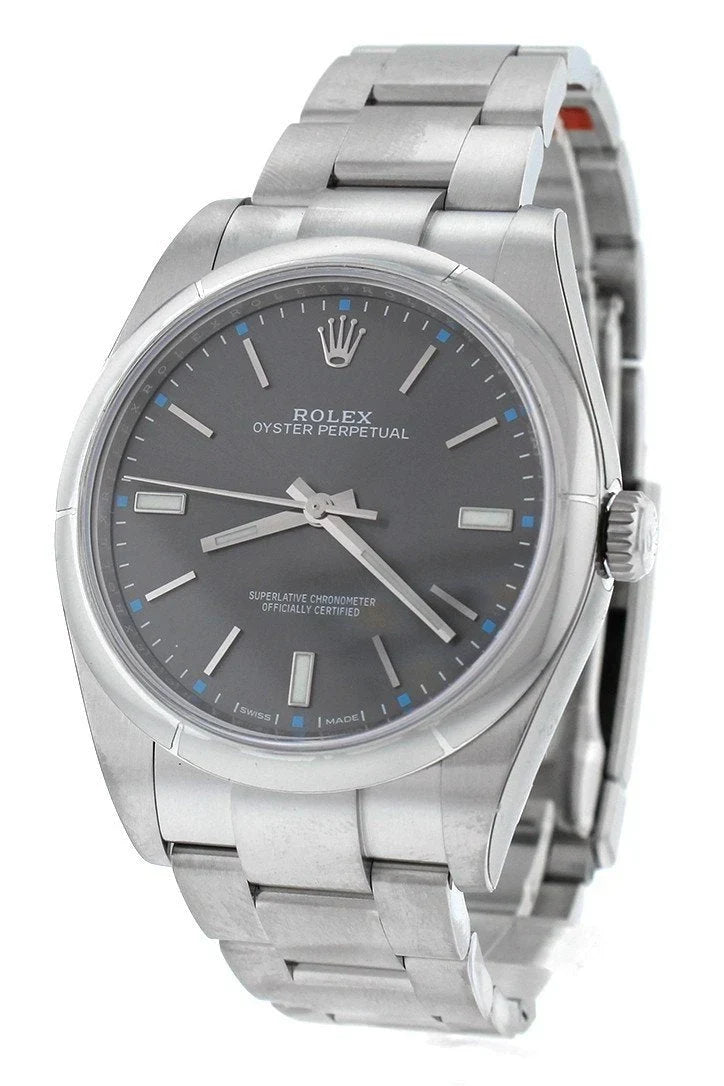 OYSTER PERPETUAL 39 Rhodium Dial Men's Watch 114300.