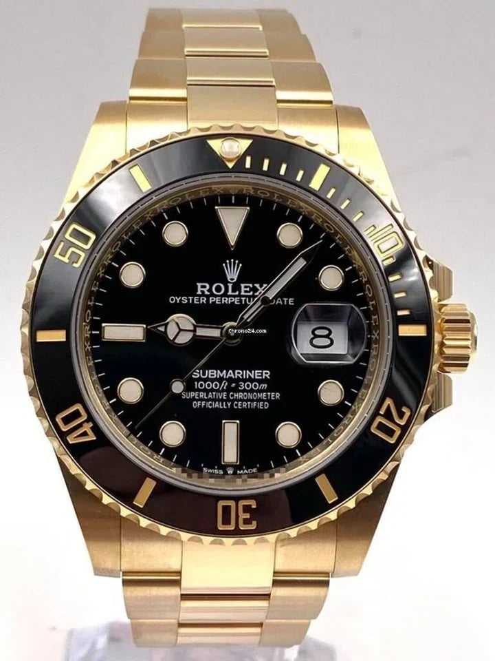 Submariner Date 41mm Black Dial Yellow Gold 126618LN Unworn 2021.