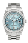 Day Date 36 Ice Blue set Diamonds Dial President Men's Watch 118206.