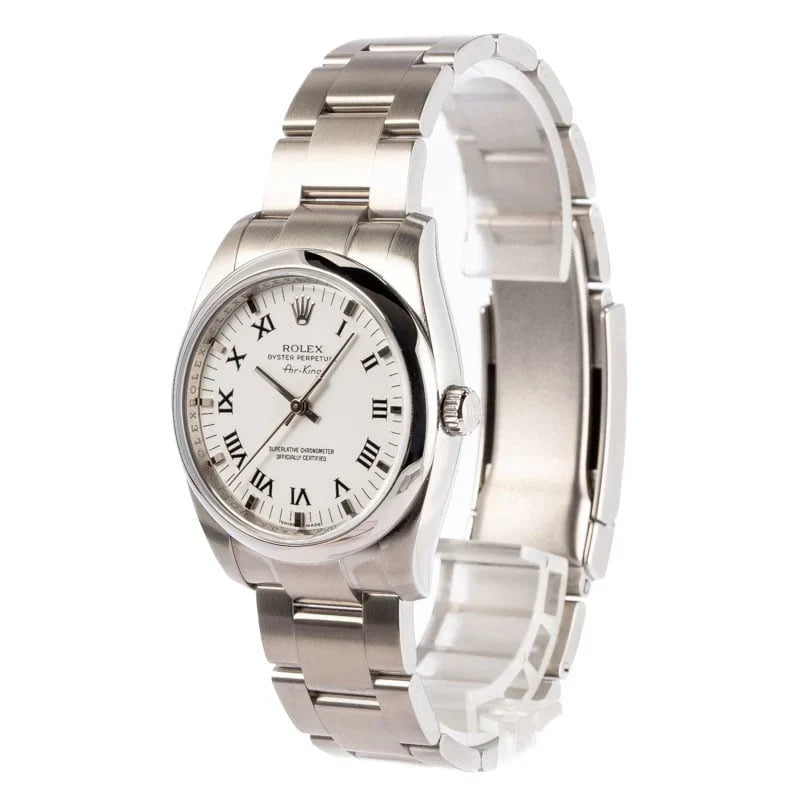 Rolex Oyster Perpetual 114200 White Dial