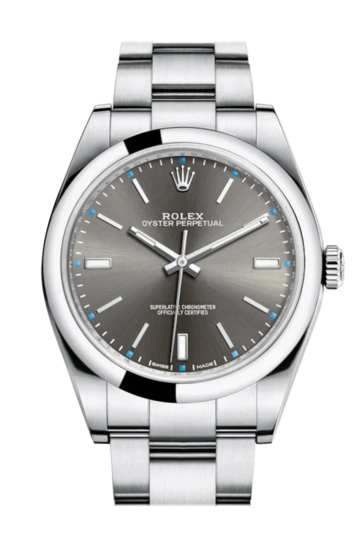 OYSTER PERPETUAL 39 Rhodium Dial Men's Watch 114300.