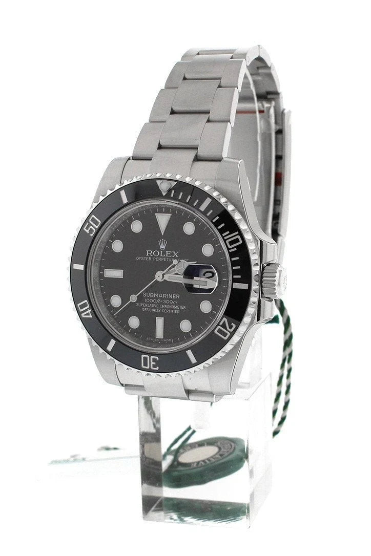 Submariner Date 40 Black Dial Mens watch 116610LN 116610.