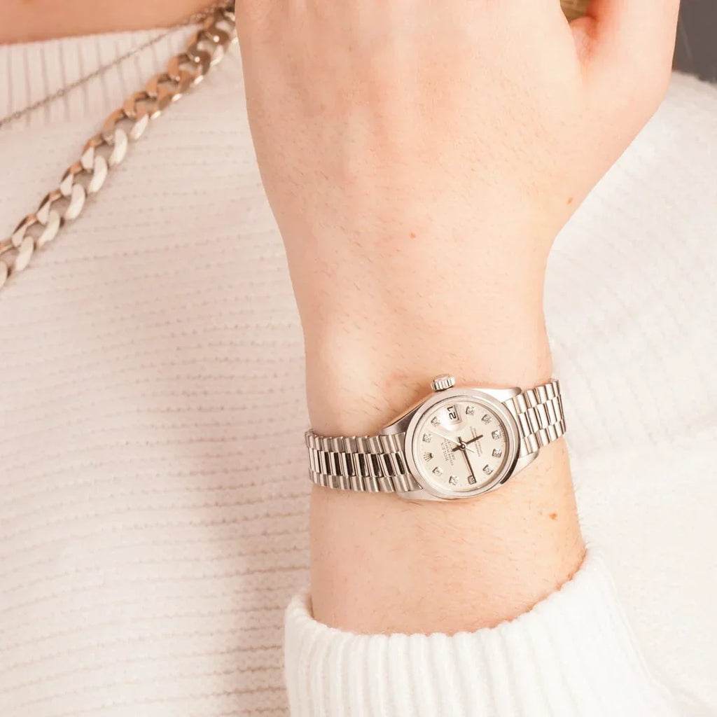 Ladies Rolex President 79166 Diamond Dial