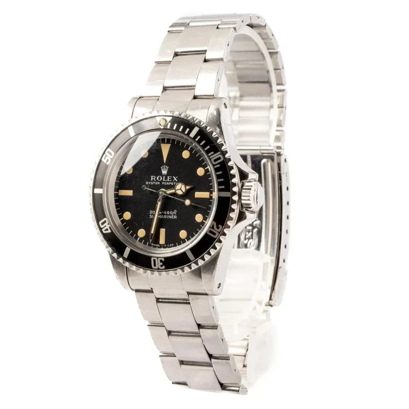 Vintage Rolex Submariner 5513 Stainless Steel