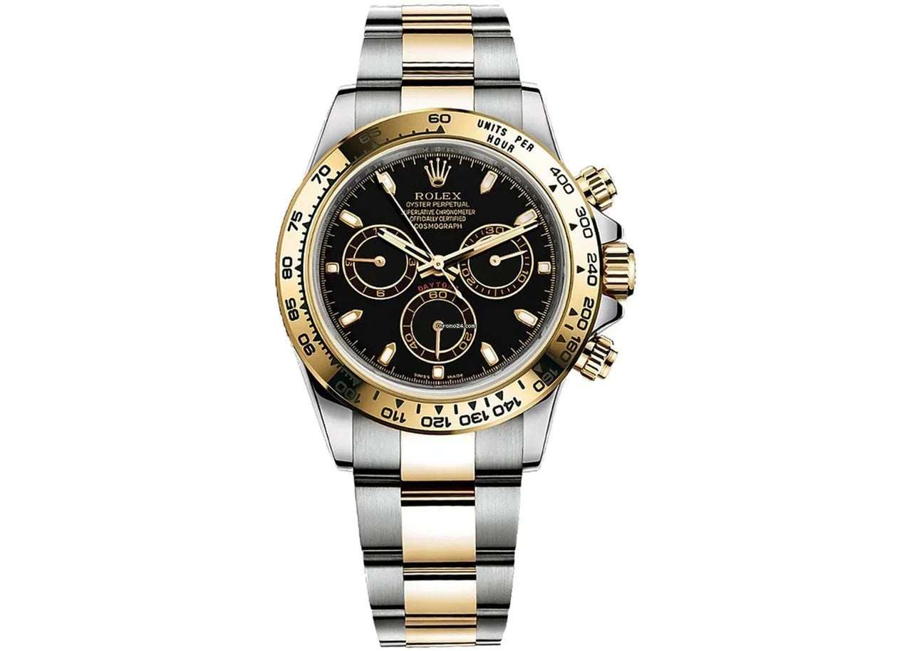 Daytona Two Tone Black Dial 116503 Unworn.