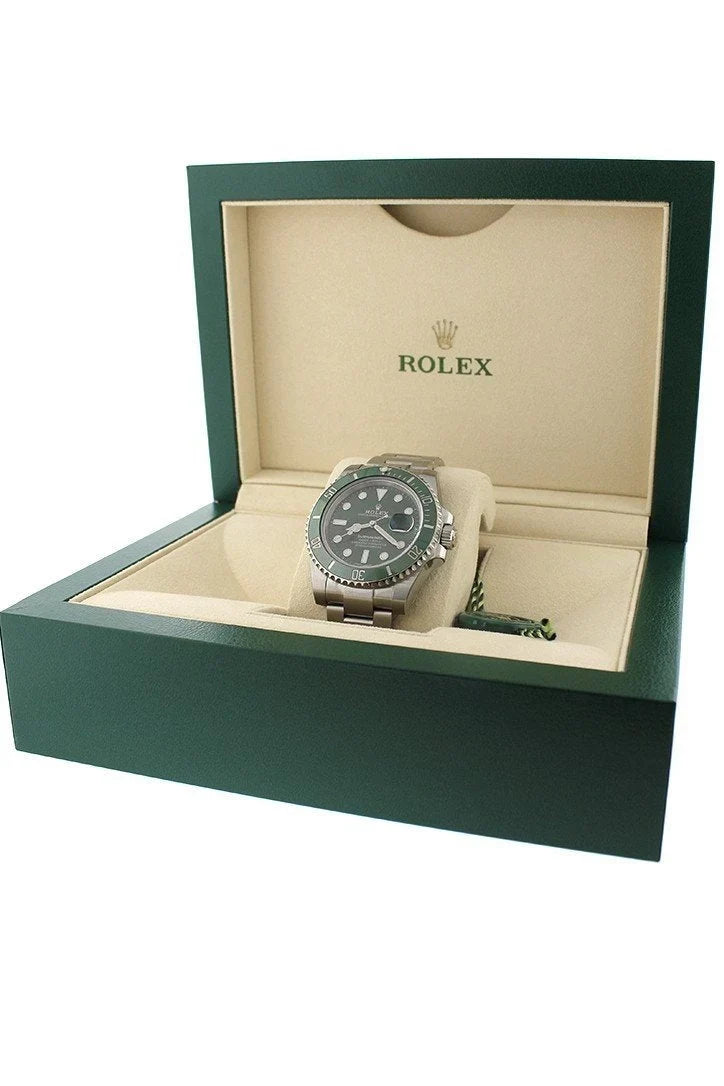 Submariner Hulk Date 40 Green Dial Mens Watch 116610LV 116610.