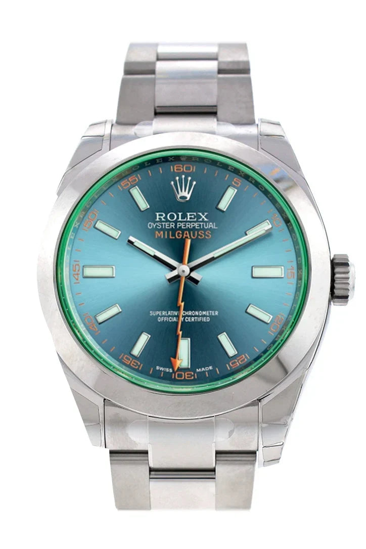 Milgauss Blue Dial Stainless Steel Men's Watch 116400GV.