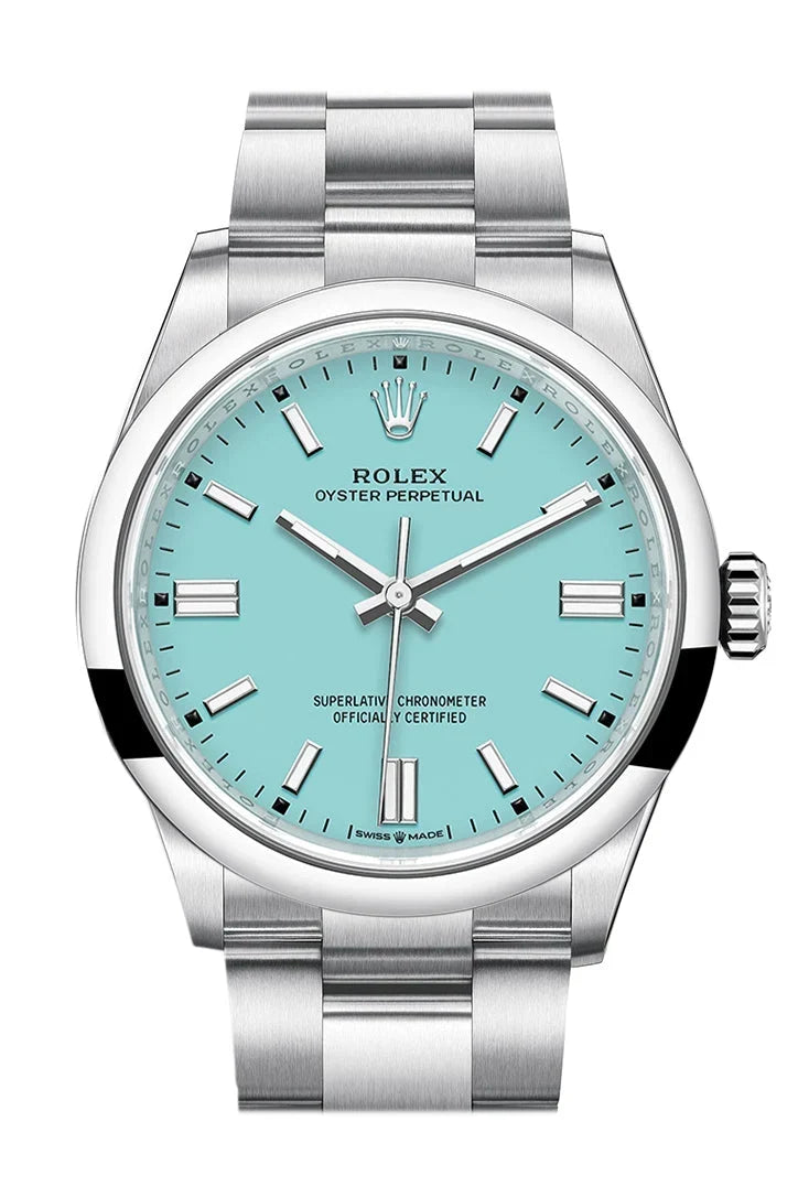 Oyster Perpetual 36 Turquoise Dial Oyster Bracelet Watch 126000.
