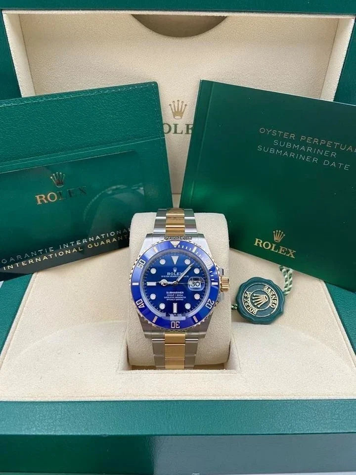 Submariner Date 41mm Blue Dial Two Tone 126613LB 2021 Unworn.