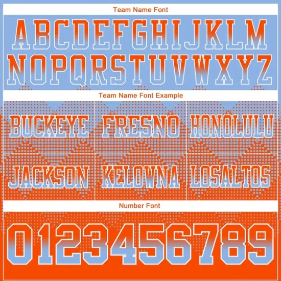 Custom Light Blue Orange-White Mesh Gradient Square Shape Flag Jersey